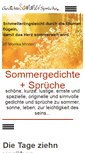 Mobile Screenshot of gedichte-sommer-sprueche.net